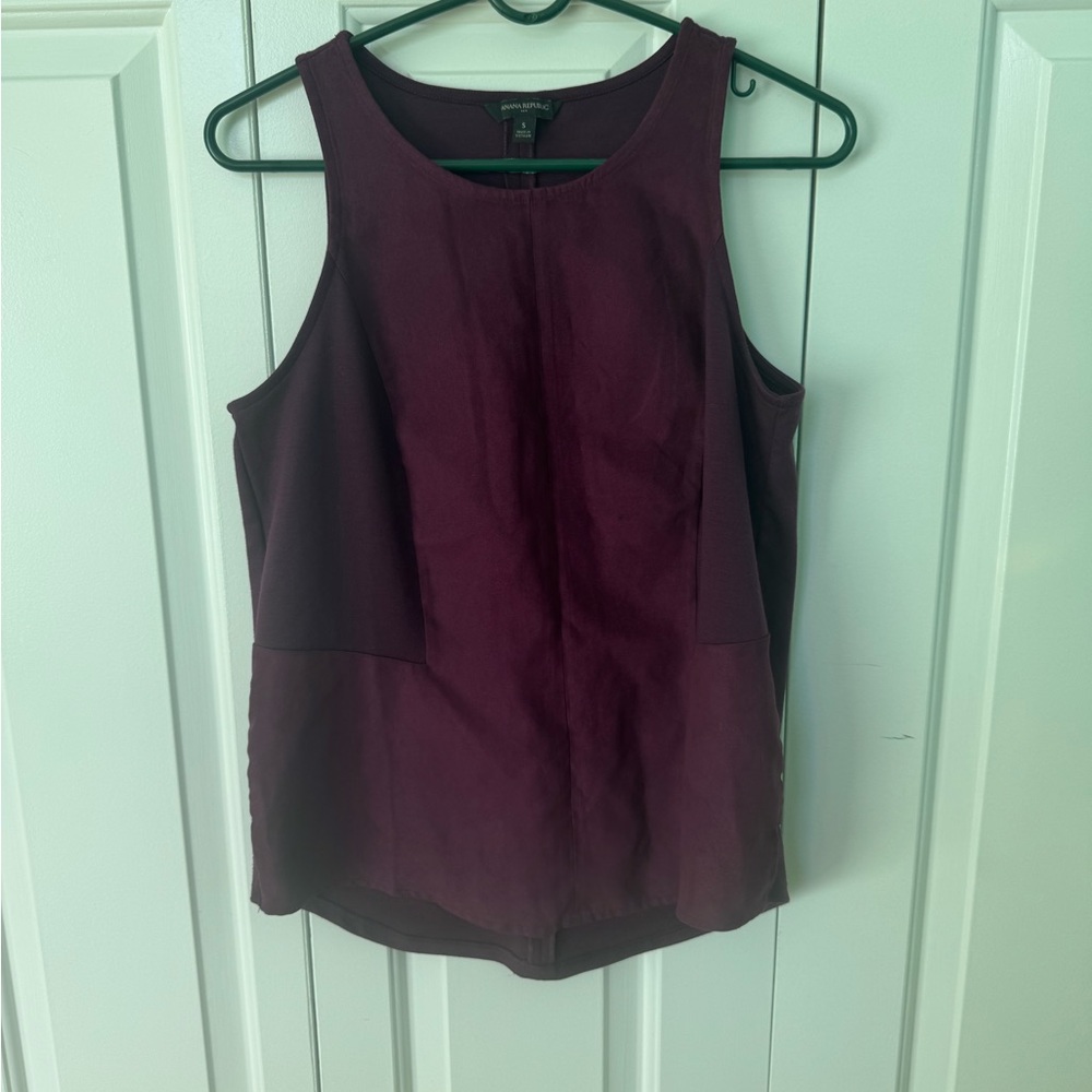 Banana republic elegant Purple Sleeveless Top